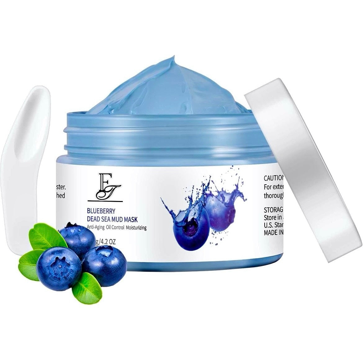 Blueberry Dead Sea Clay Mask – Anti-Aging & Detox for Radiant, Clear Skin