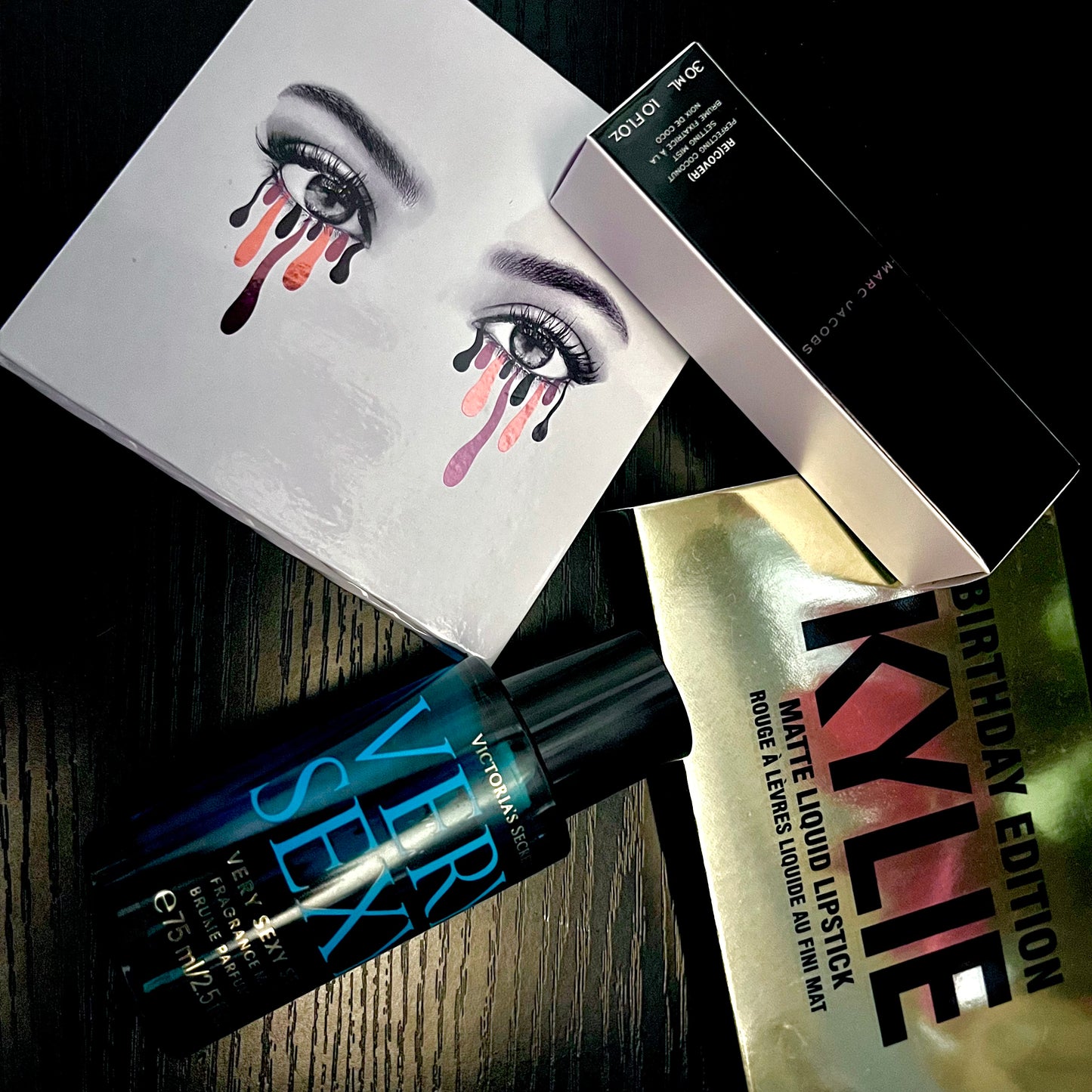 Luxury Quad Beauty Set - Kylie Cosmetics, Marc Jacobs & VS Fragrance w/ Free Shipping