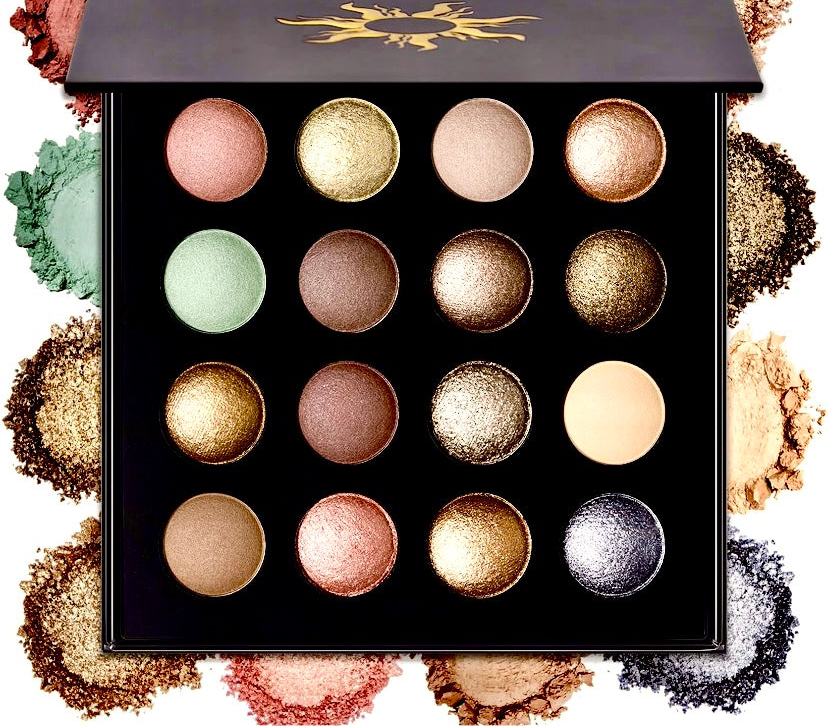 High Pigmented Baked 16 Color Eyeshadow Palette For All Skin Tones