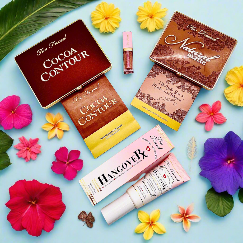 Too Faced Double The Makeup Palette & Primer Luxury Beauty Bundle Set