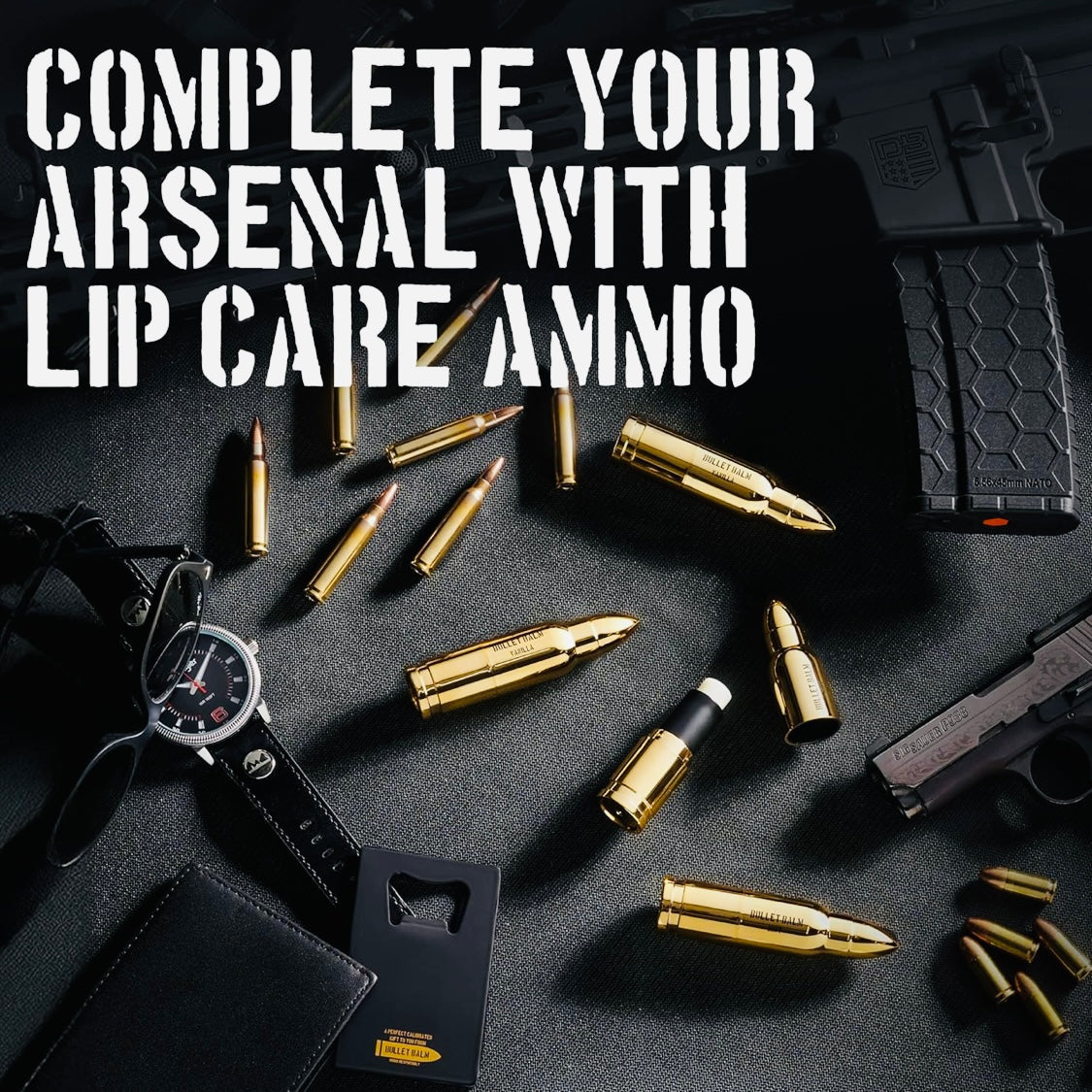 Bullet Balm for Men – Vegan Ammo for Your Lips | Bold Moisture, Zero Apologies