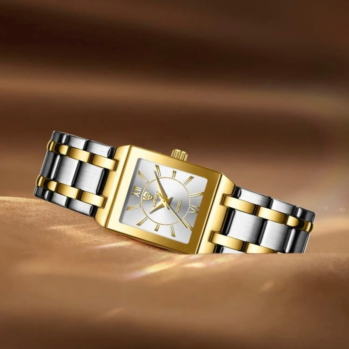 Luxury Ladies Quartz Wrist Watch Stainless Steel Waterproof