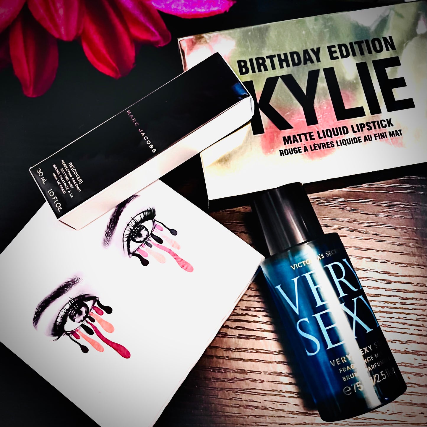 Luxury Quad Beauty Set - Kylie Cosmetics, Marc Jacobs & VS Fragrance w/ Free Shipping