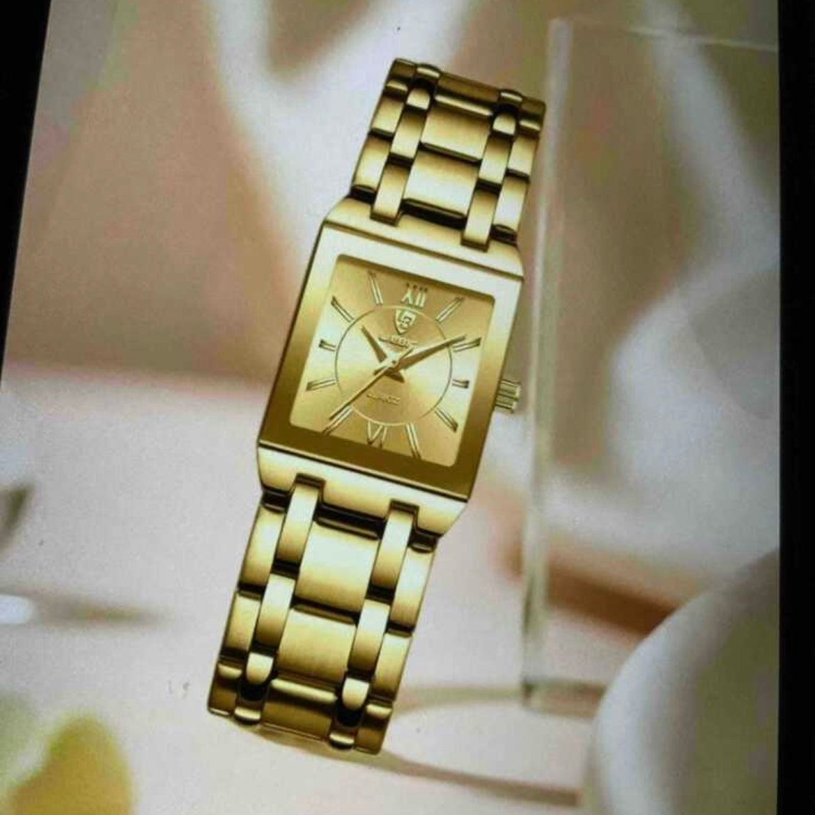 Luxury Ladies Quartz Wrist Watch Stainless Steel Waterproof