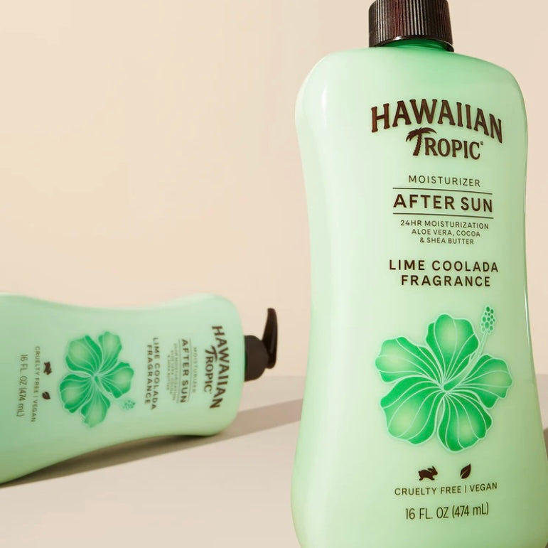 Hawaiian Tropic After Sun Limetten-Kokosnuss-Körper- und Gesichtslotion, 16 oz.
