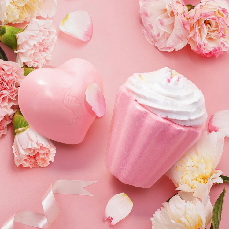 Dive into a world of luxury with our Fabulous Indulgence Gift Set. Specially curated for Valentine’s Day, this set includes a plush ‘Bring Me Some Chocolate’ sock, a heart-shaped handcrafted soap, an elegant tumbler inscribed with ‘Not A Day Over Fabulous’, a cupcake-shaped bath bubble bomb with sprinkles on top and last but definitely not least, to the best part of this luxury gift set which pays for the entire box two times over, You are also getting a 100% 925. Sterling Silver Diamond Cut Angel