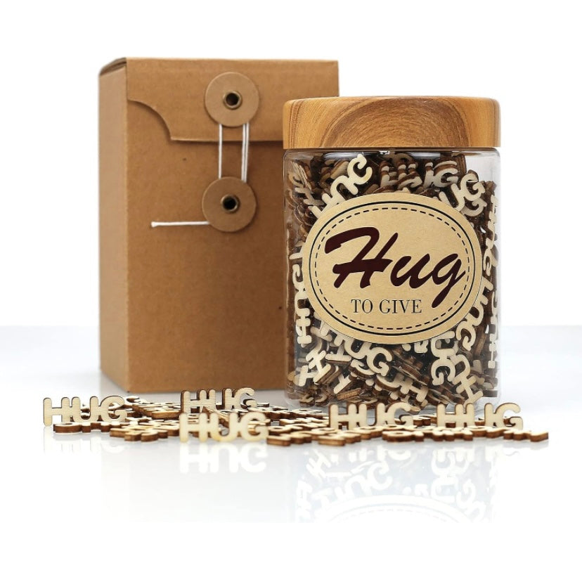 Funny Gag Gifts - Glass jars featuring and filled with individual wooden curse words that say Damns, F*cks or Hugs w/ sticker on the jar that states “damns to give” or “Fucks to give” or “Hugs to give” great to handout as a joke to friends, family or co-workers as gag gifts. Rated Mature 18+ for adults who love funny gifts that’s guaranteed to be a hit for any occasion, Shipped Same Day