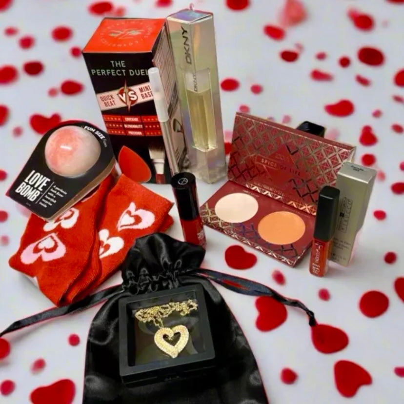 Designer 10 piece Beauty, Fine Jewelry & Luxe Spa Gift Bundle For Her, Wife, Bridal