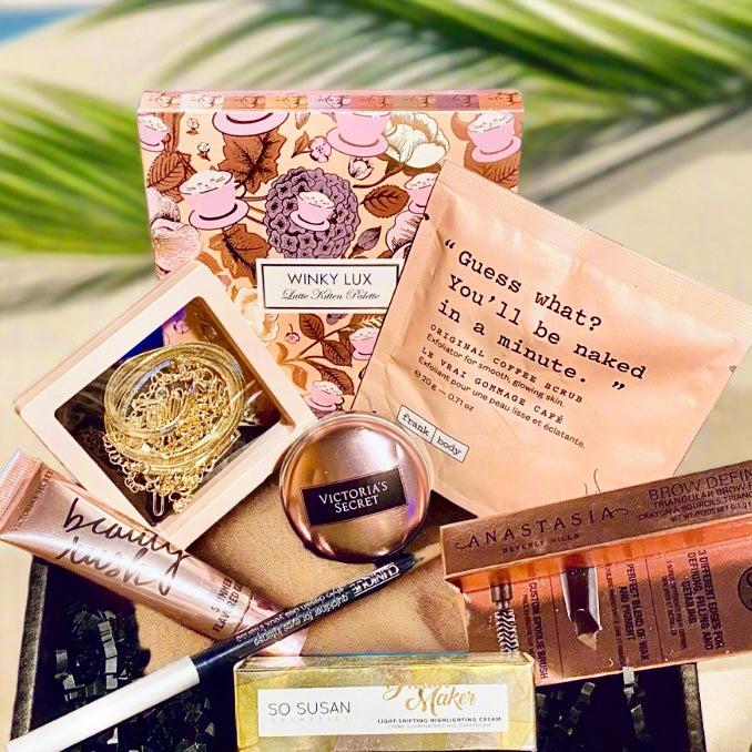 Premium Beauty, Spa & Fine Jewelry Bundle: V.S, So Susan, Anastasia, Clinique
