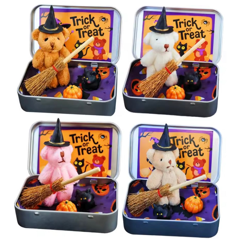 Halloween Pocket Hug Worry Bear – Anxiety Relief, Fidget Comfort Toy, Stress Gift for All Ages
