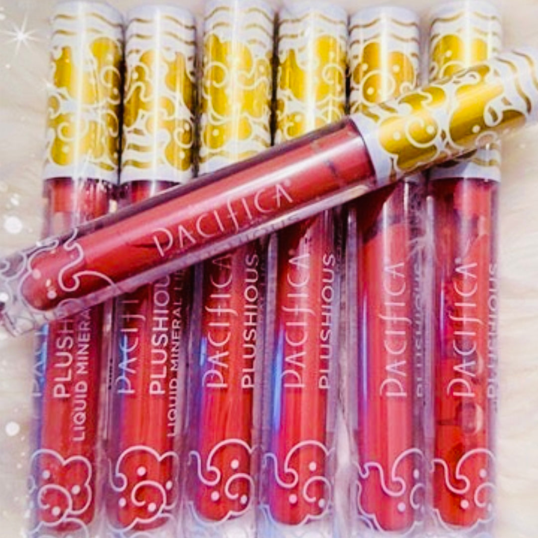 Pacifica Plushious Liquid Mineral Lipstick In “Bea” Full-size