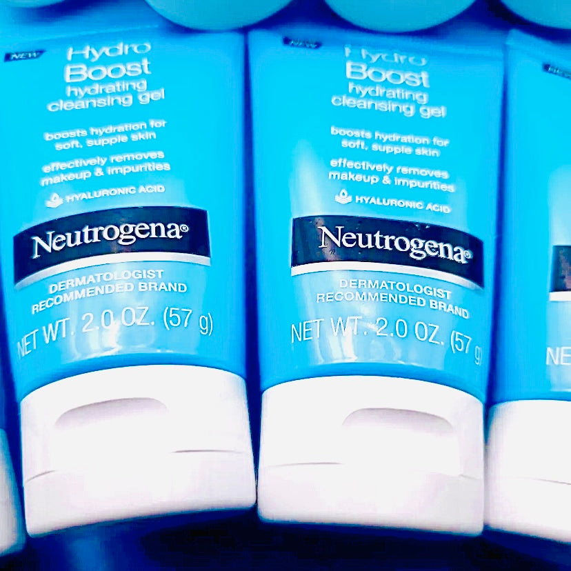 Neutrogena Hydro boost Hyaluronic Acid Hydrating Facial Gel Cleanser, 2oz. Full size