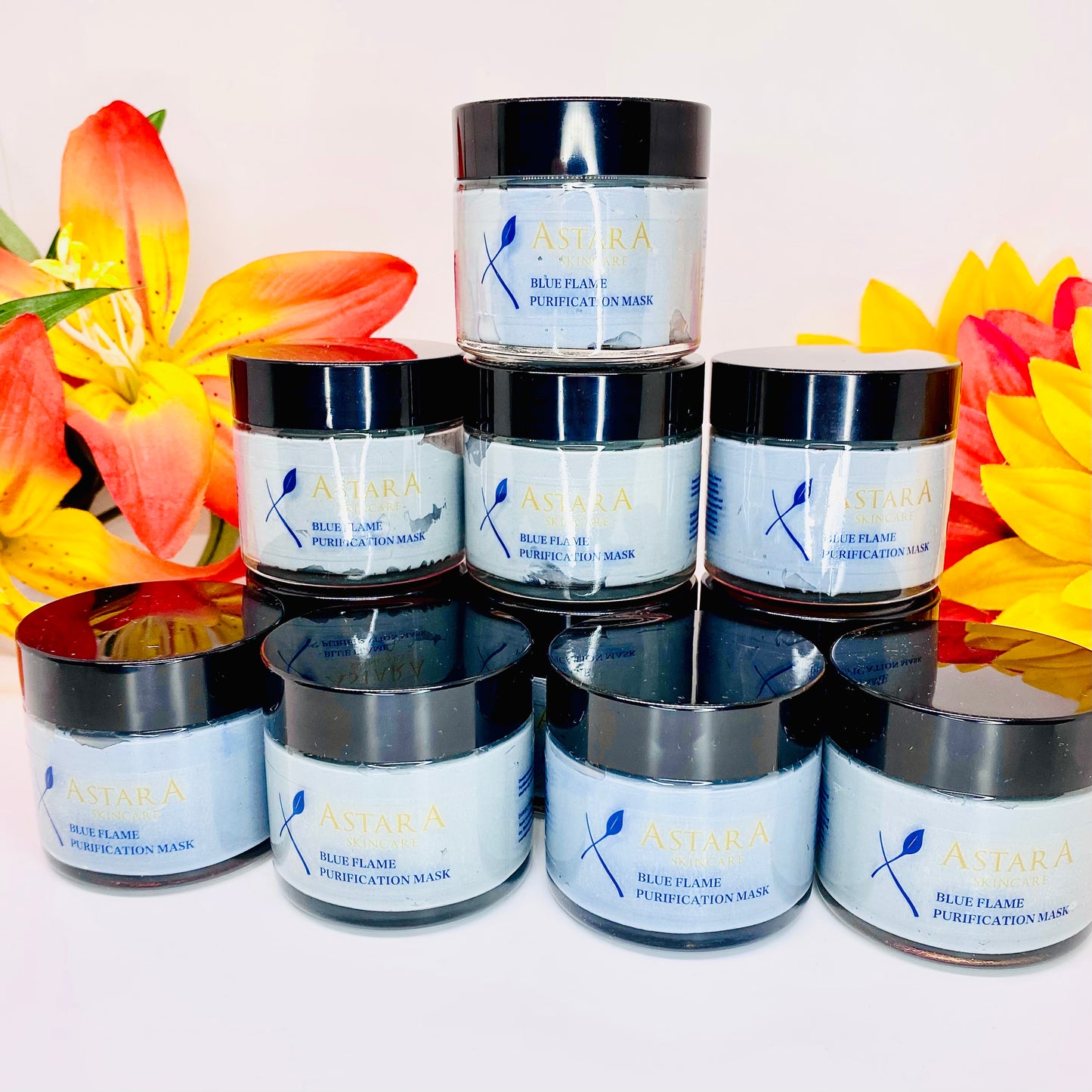 Astara Blue Flame Purification Raw Anti-aging Mask 2oz each.