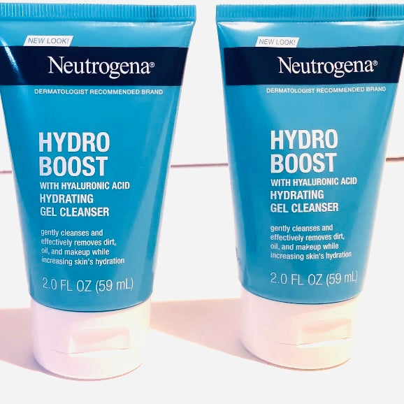 Neutrogena Hydro boost Hyaluronic Acid Hydrating Facial Gel Cleanser, 2oz. Full size