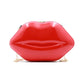 Elegant Lip 💋 Handbag, Evening Bag w/Adjustable Gold Chain shoulder Strap, comes in Several Colors, picture shows red lip hand bag