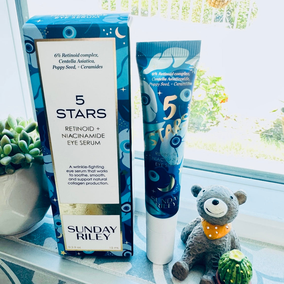 Sunday Riley 5 Stars Retinoid + Niacinamide EYE SERUM 15ml Full size
