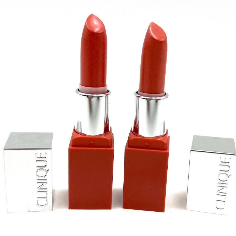 Clinique Pop Lip Color + Primer Lipstick in Captivating “Melon Pop”
