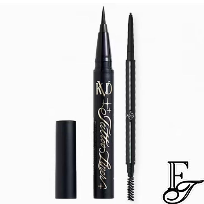 KVD + Mo Beauty: Augenbrauenstift und flüssiger Eyeliner Define & Precision Duo | Weihnachtsgeschenkset in limitierter Auflage