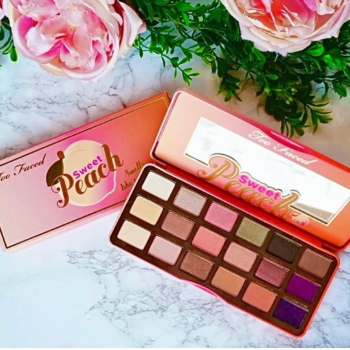 Too Faced Sweet Peach Eyeshadow Palette, Smells Like Peaches, Full size