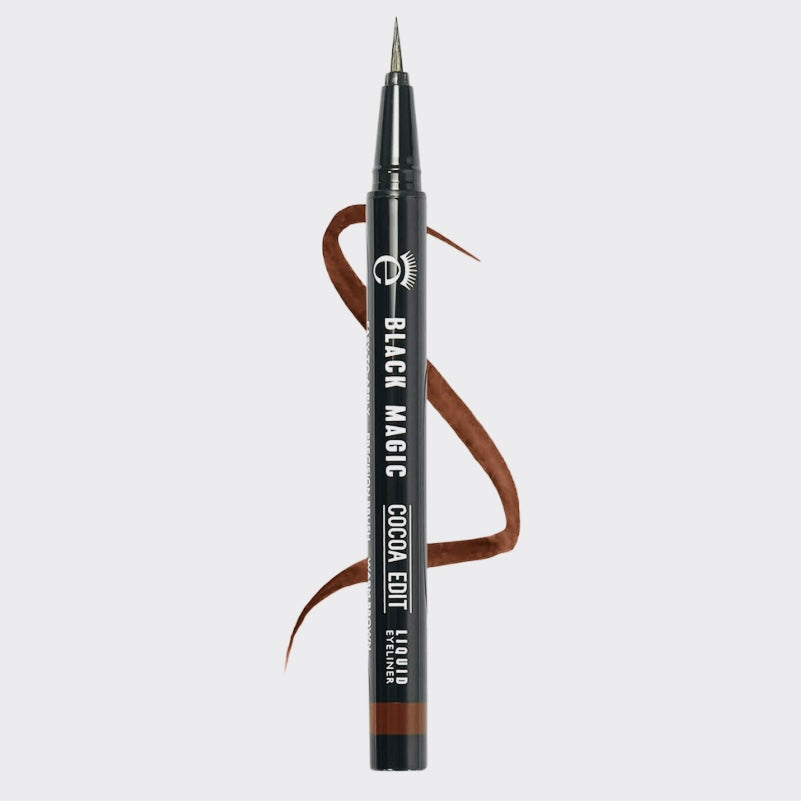 Eyeko London Black Magic: Delineador de ojos líquido Cocoa Edit | Tamaño completo | Marrón | Se envía hoy