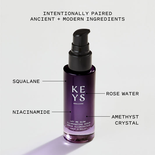 Keys Soulcare Let Me Glow Illuminating Serum, Plumps + Revitalizes Skin Instantly