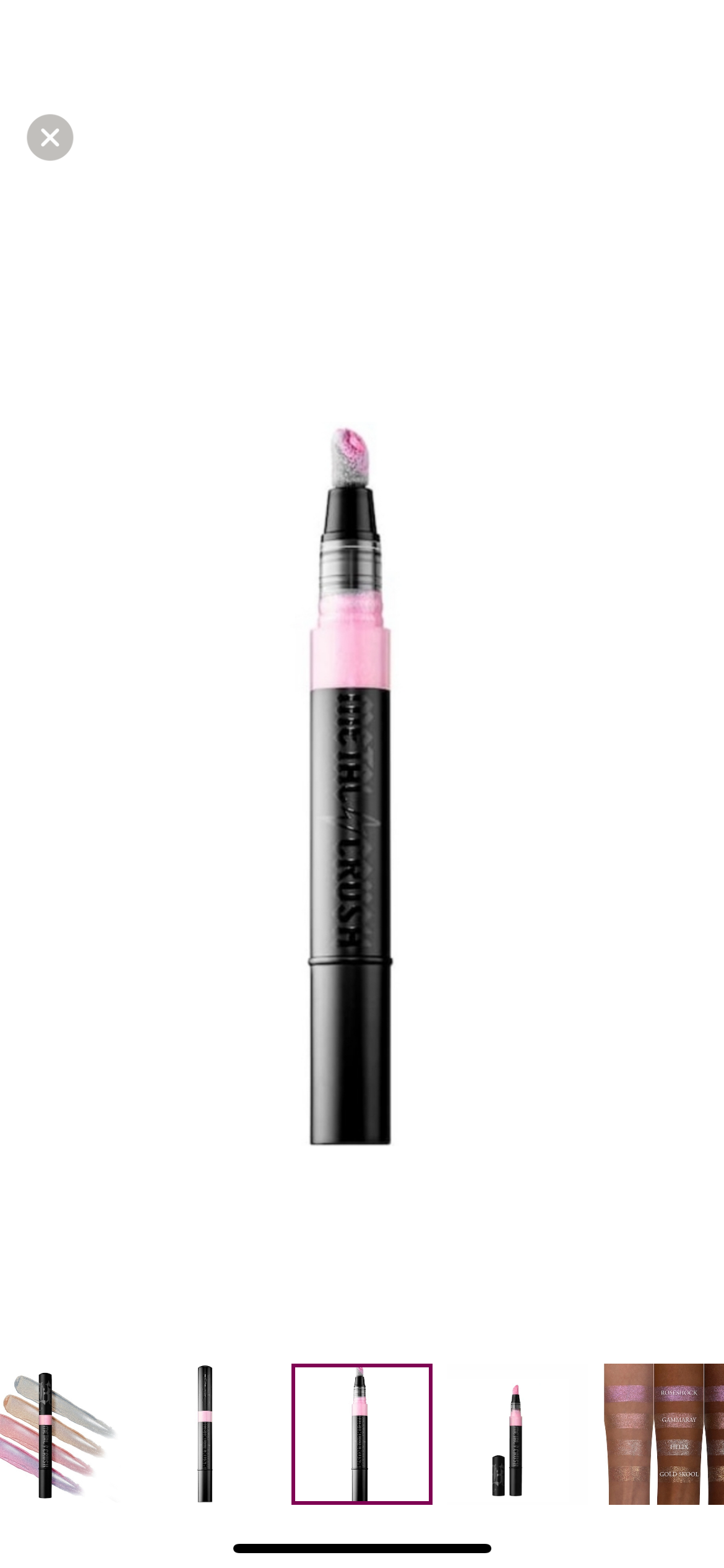 Kat Von D Metal Crush Liquid Highlighter & Illustrator In “RoseShock” Full size