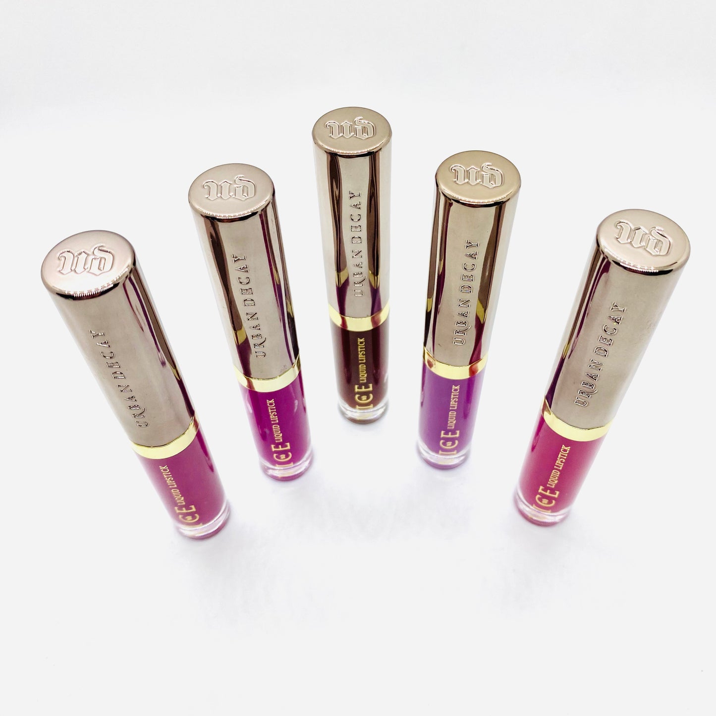 Paquete de lápiz labial líquido de larga duración, exótico, resistente al agua, de 5 piezas de Urban Decay de la colección Vice