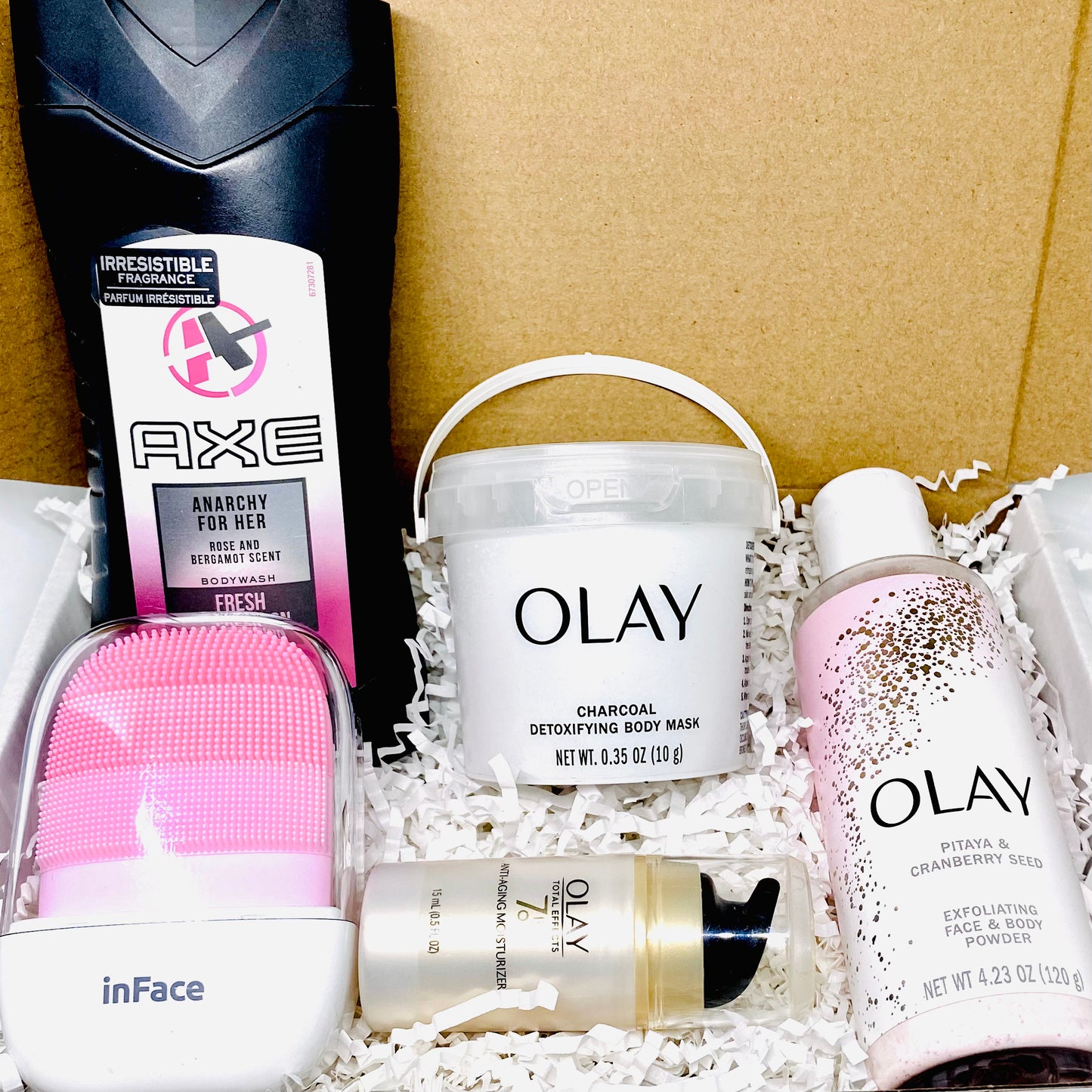 Olay Anarchy ultimate Self-care bundle w/Electric Facial Tool