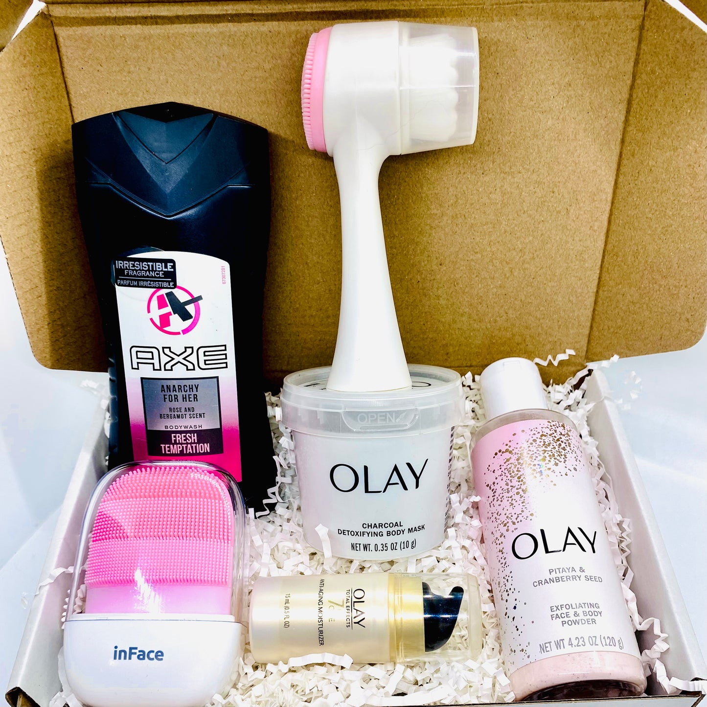 Olay Anarchy ultimate Self-care bundle w/Electric Facial Tool