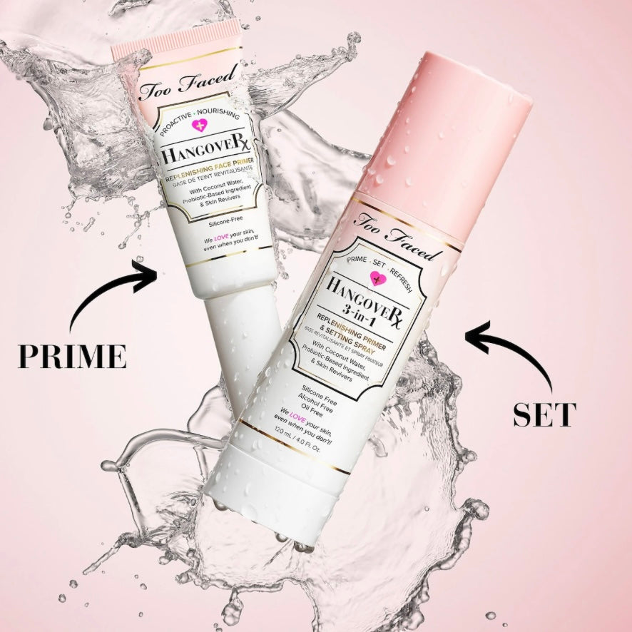 Too Faced Hangover Replenishing Face Primer 1.35 oz Full Size