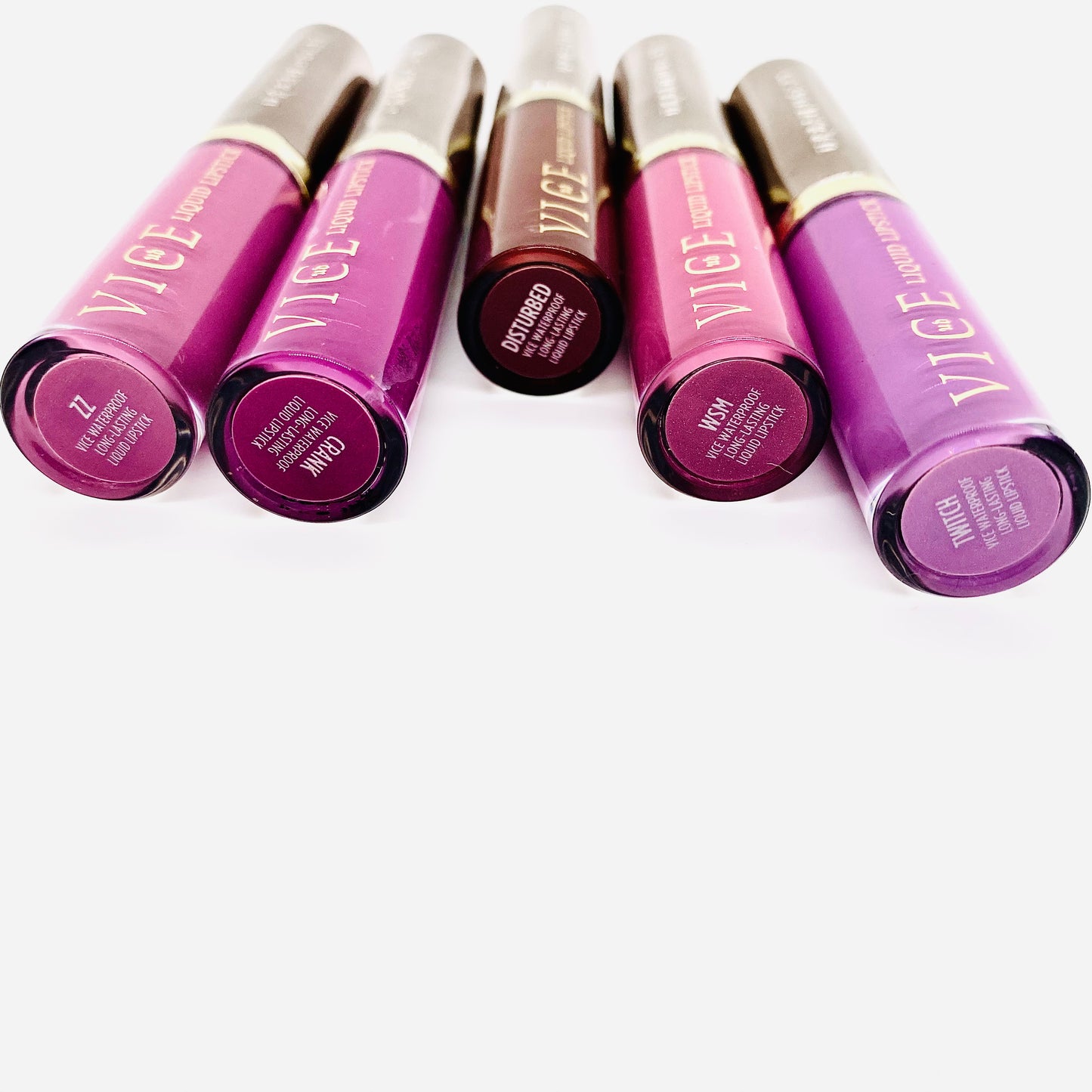 Paquete de lápiz labial líquido de larga duración, exótico, resistente al agua, de 5 piezas de Urban Decay de la colección Vice