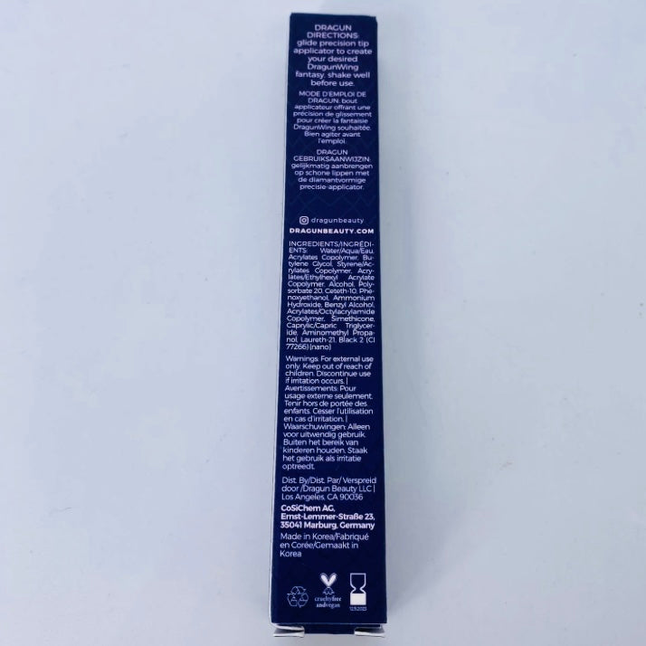 DragunBeauty Delineador de ojos líquido Dragunwing en opaco Tamaño completo 0,016 oz