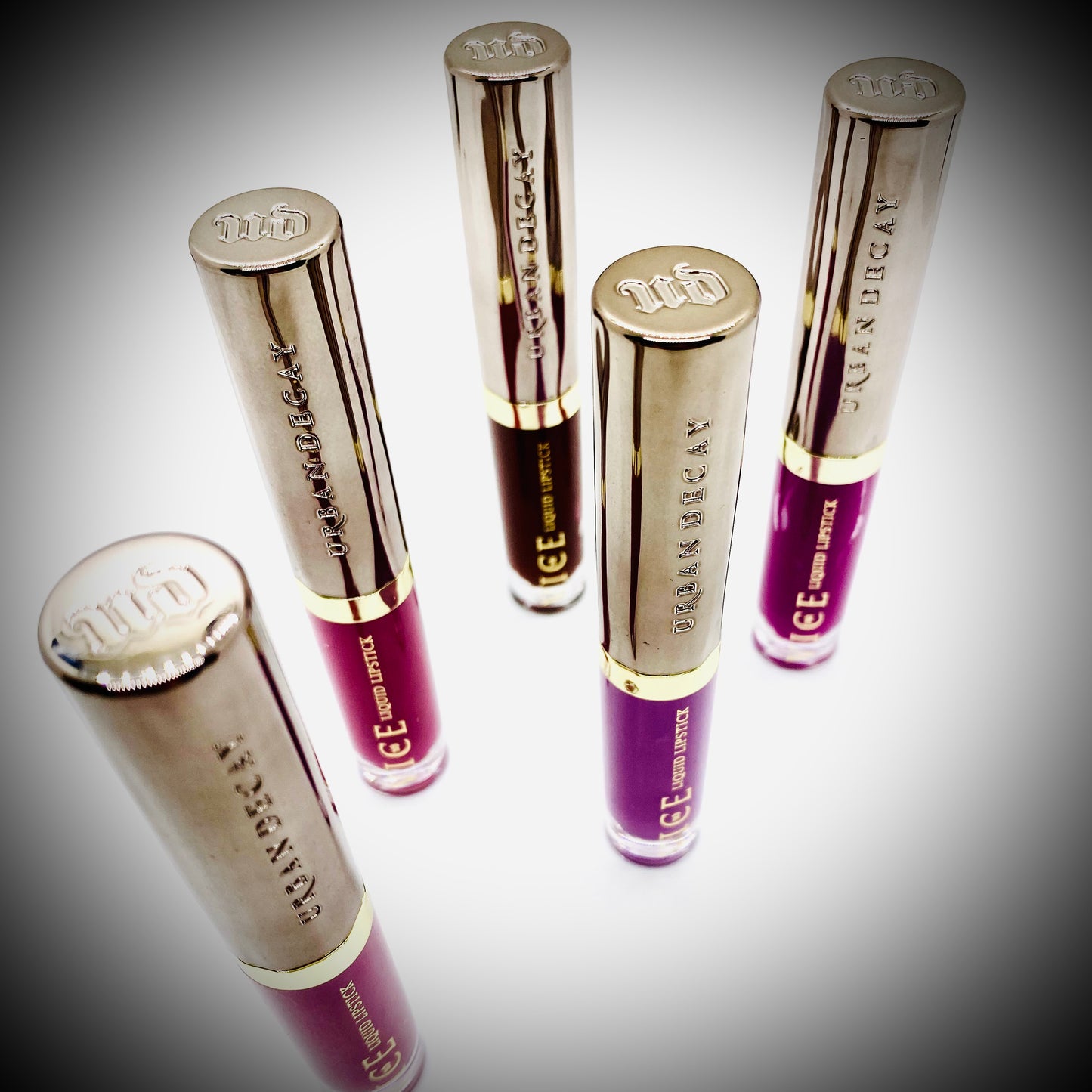 Paquete de lápiz labial líquido de larga duración, exótico, resistente al agua, de 5 piezas de Urban Decay de la colección Vice