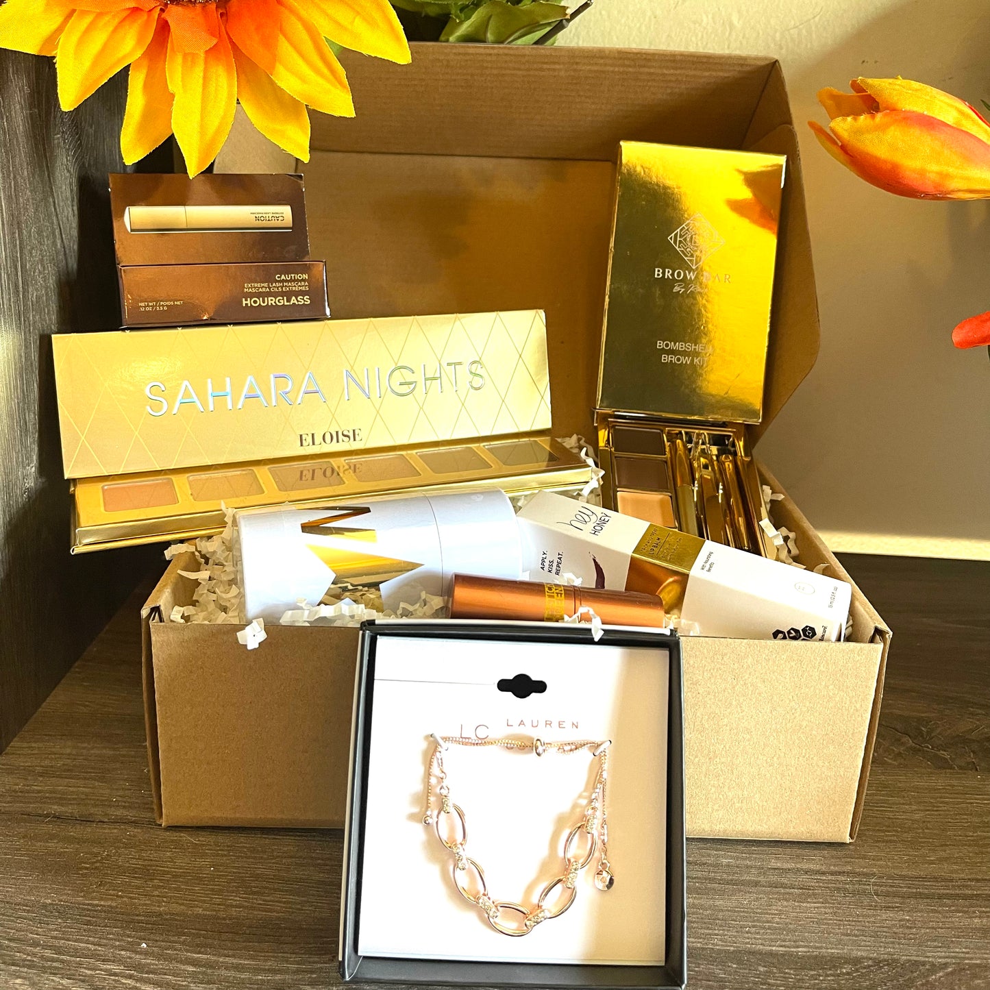Sahara Nights Glam Beauty Gift Bundle, Makeup, Skincare & Fine Jewelry