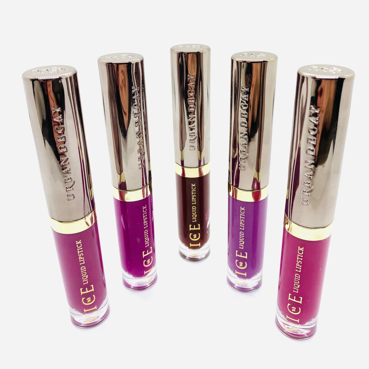 Paquete de lápiz labial líquido de larga duración, exótico, resistente al agua, de 5 piezas de Urban Decay de la colección Vice