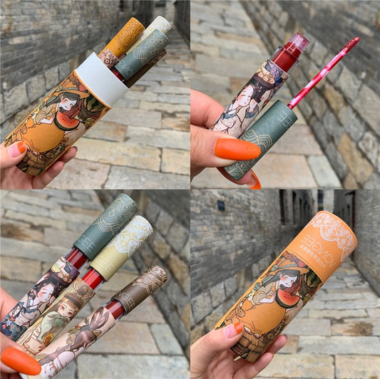 Lip Glaze – 5 antihaftbeschichtete Becher mit mattem, samtig-schlichtem Lippenstift