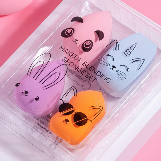 A collection of 4 super-soft, latex-free 3D Makeup Blending Sponges in a variety of shapes to help you achieve the exact look you've been dreaming of.  No need to worry about splotches, foundation lines, or creasing.  Color: Multi. Age: Any.