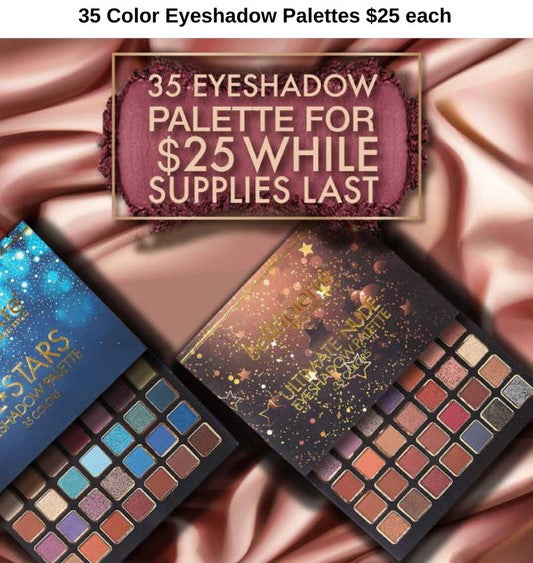 Bellapierre Cosmetics Paleta de sombras de ojos Ultimate Nude 35 colores