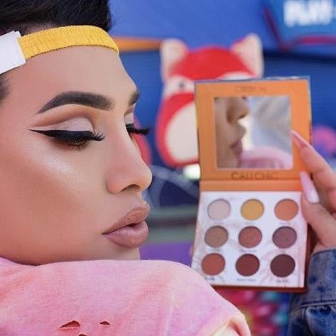 Our Cali Chic 9 Color High Pigmented Eyeshadow palette is inspired by the beautiful sunsets of sunny Los Angeles, it's a cool toned eyeshadow palette featuring mattes and shimmers for endless day time to night time smokey and dramatic drama eye looks. Get Ready To Create!