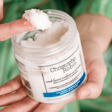 Christophe Robin Exfoliante Limpiador Purificante Con Sal Marina 40ml.