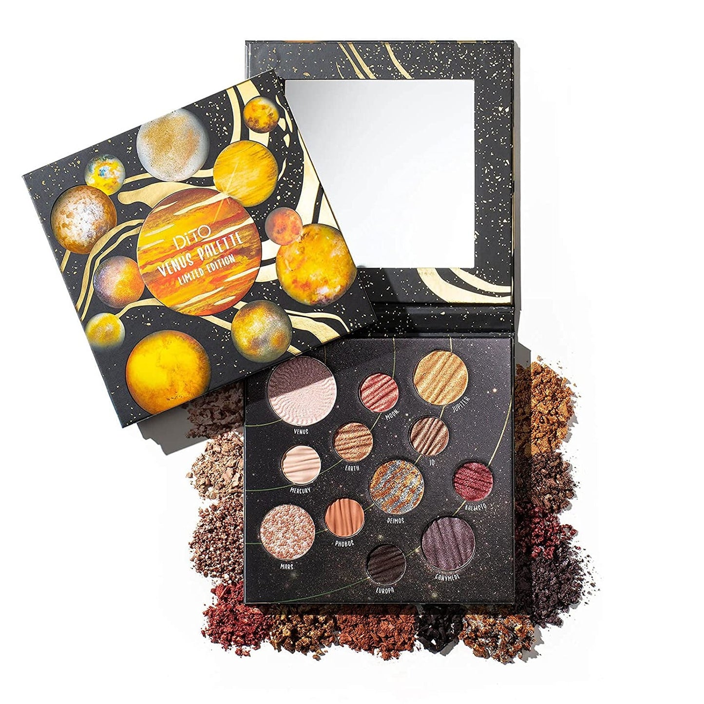 12 COLOR EYESHADOW PALETTE BY DESIGNER COSMETIC BRAND DITO