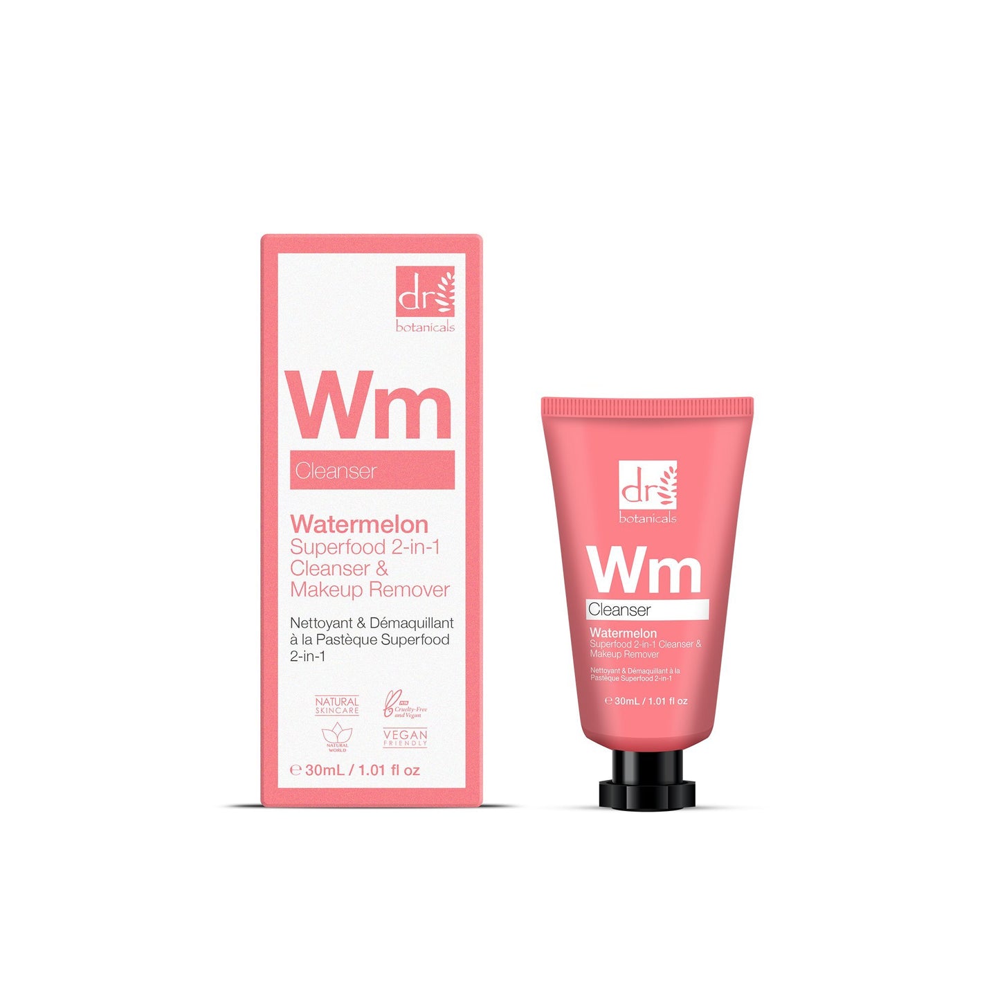 Dr.Botanicals Watermelon Superfood Limpiador y desmaquillador 2 en 1