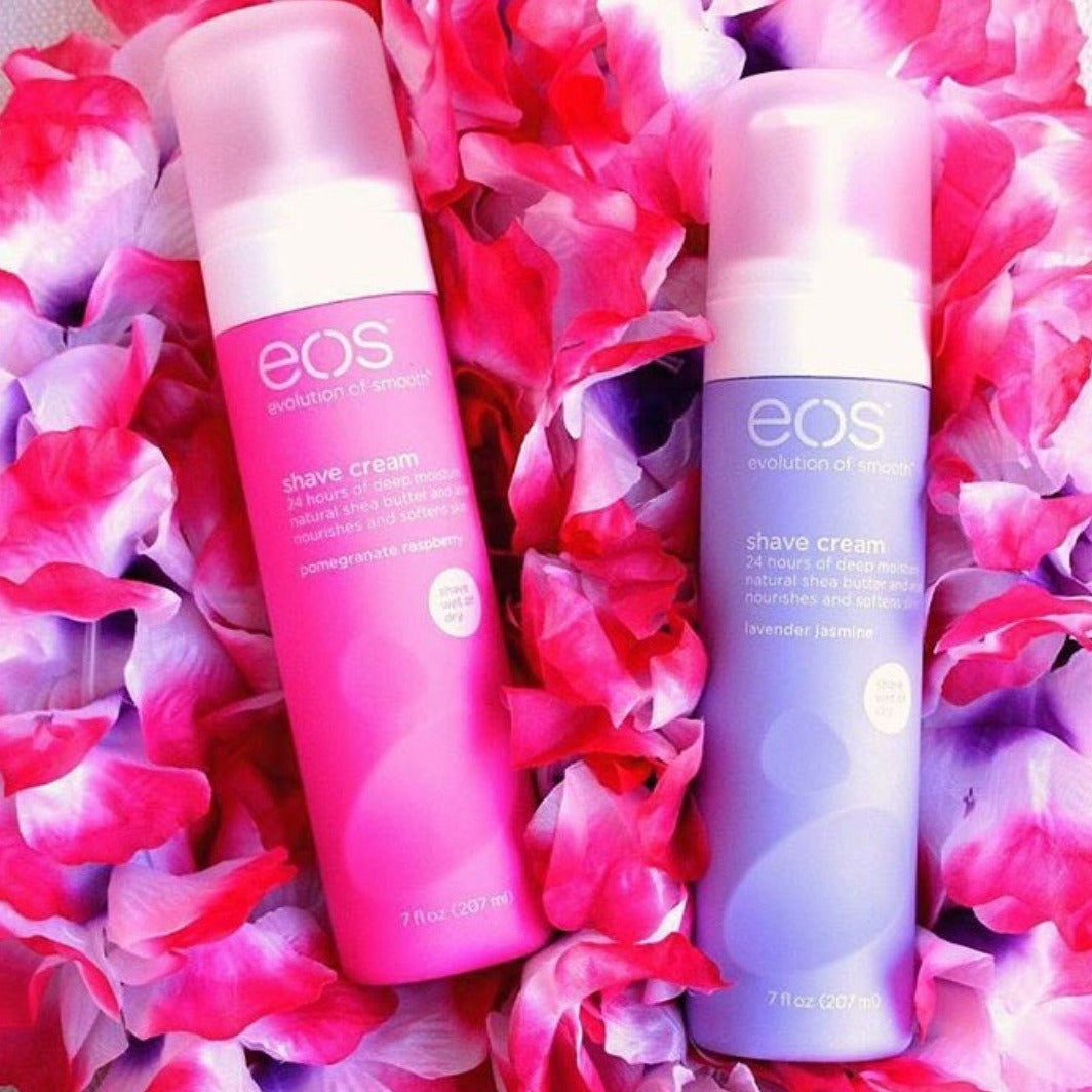 EOS Shea Butter Lavender 24HR Moisturizing Shave Cream w/ Free Razor