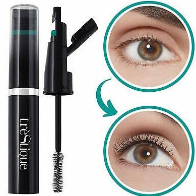 TRESQUE BLACK MASCARA WITH BUILT IN LASH ENHANCER AND LASH CURLER