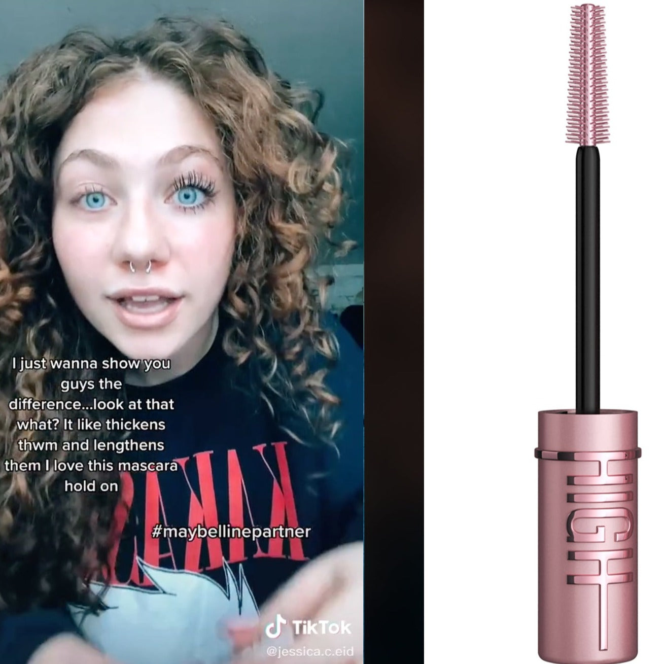 sky high lashes just got easier with Maybelline’s Lash Sensational Sky High Mascara. The long-lasting mascara delivers full volume and intense length with just a swipe to create high lash impact from every angle. With Maybelline’s exclusive Flex Tower brush to bend to the natural shape of the lashes from root to tip to deliver the blackest black color that won’t flake or smudge.