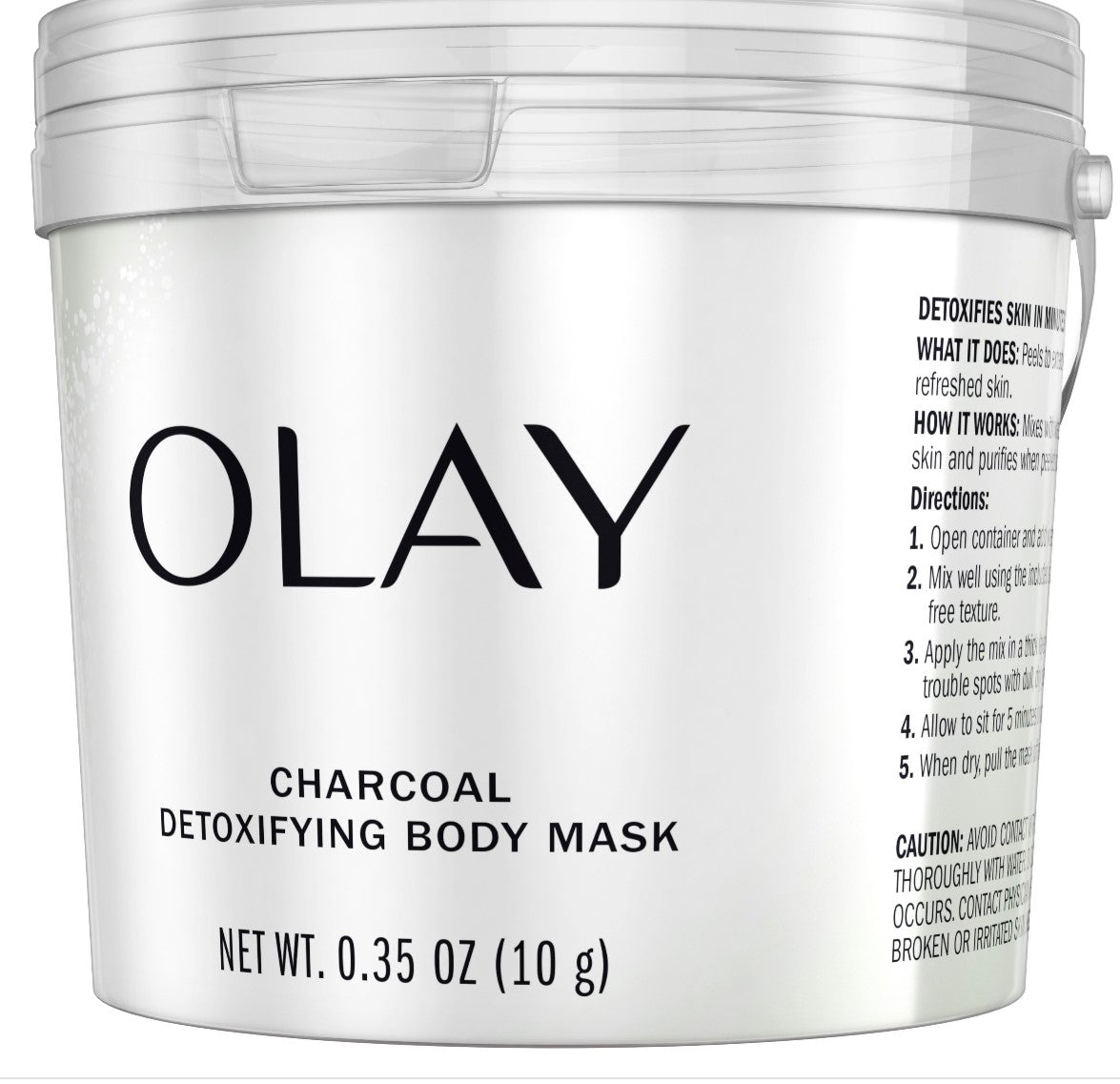 Olay Charcoal Detoxifying DIY Body Mask