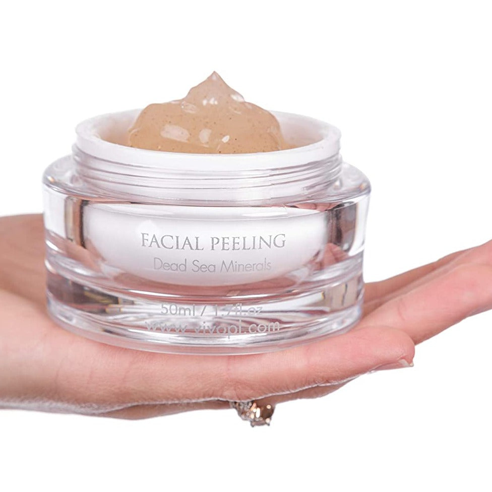 vivo 2 piece anti aging skin care set made of Dead sea minerals & Walnut shells which makes this set safe for the most Sensitive skin types. This set comes with an Anti aging Daytime Moisturizer to combat & fight the 7 worst signs of aging while leaving your skin Glowing & Radiant in the process