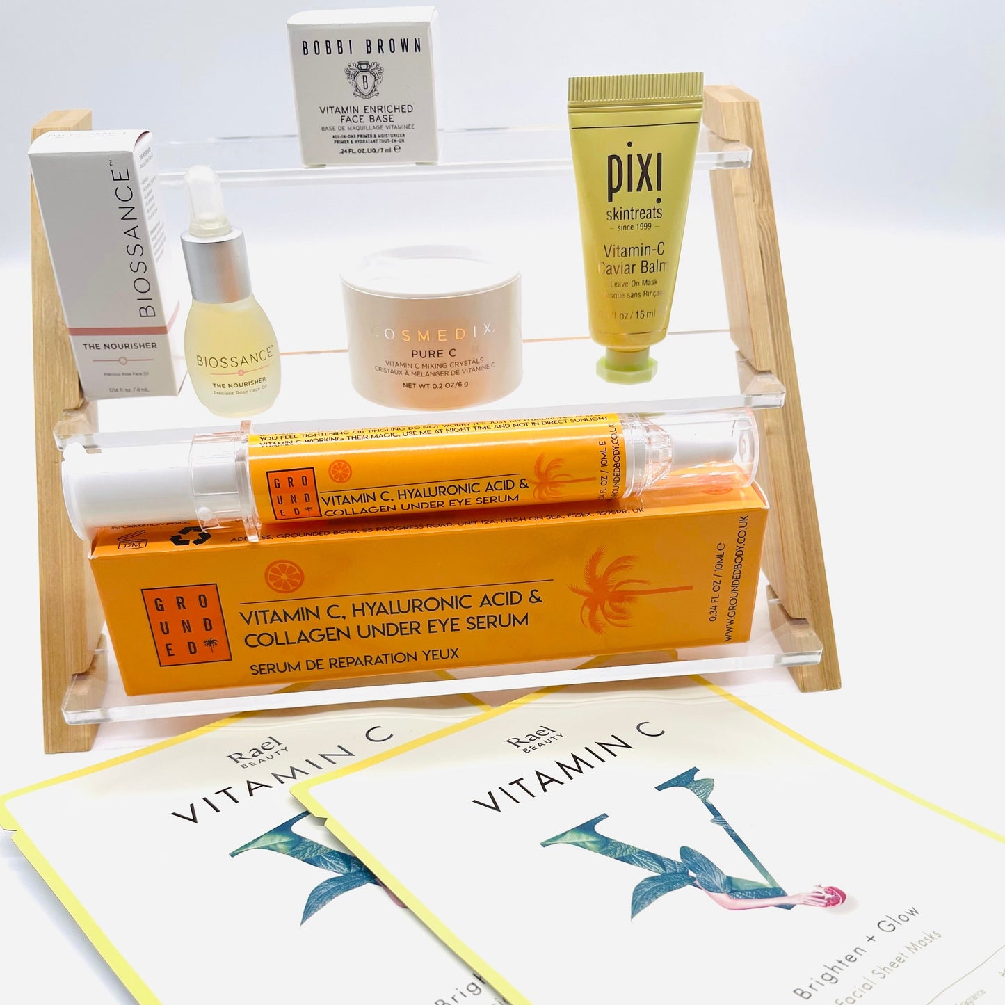 beautiful k-beauty monthly box overflowing with several brands and skincare available for purchase