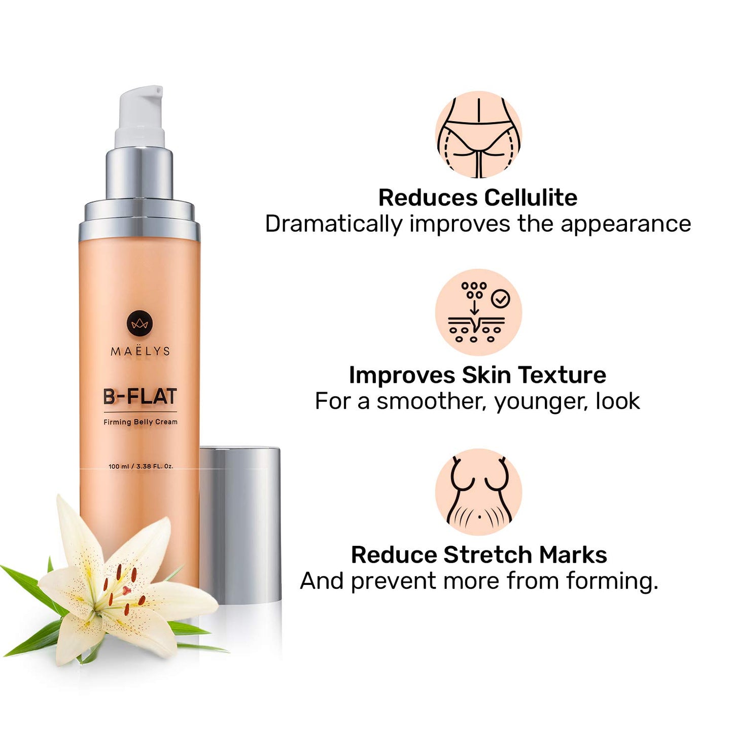 MAELYS B-FLAT Belly Firming Cream