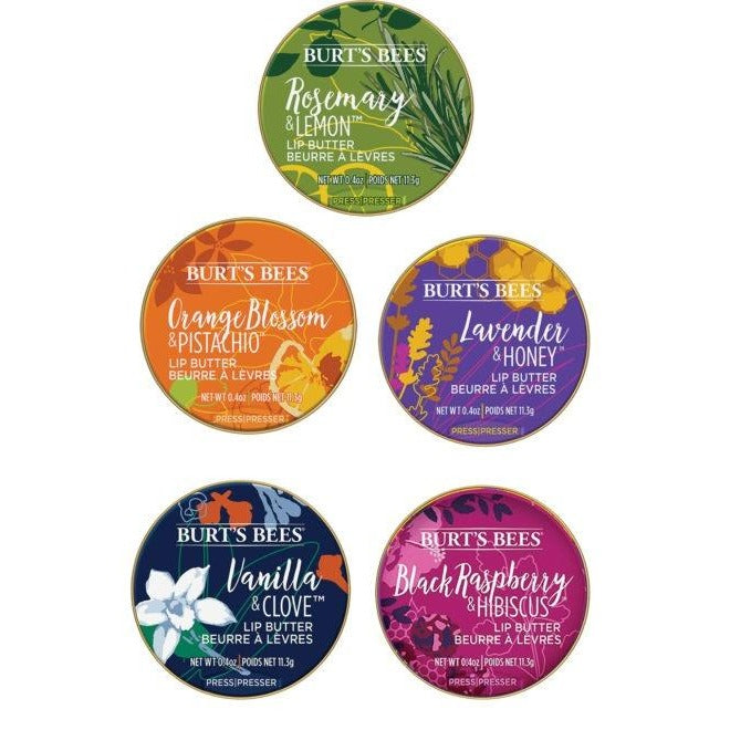 Burt's Bees Black Raspberry & Hibiscus Lip Butter Collector's Edition